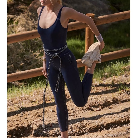 Free people good karma deepest navy onesie - Picture 2 of 5